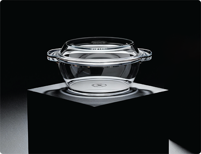 Round casserole with lid large