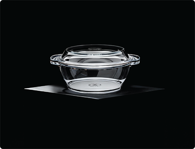 Round casserole with lid small